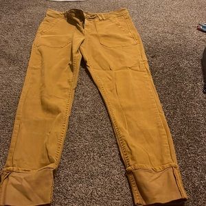 Mustard yellow pants